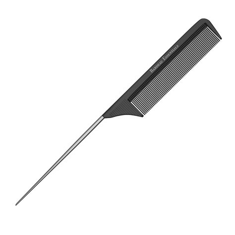 PRICES MAY VARY. SALON QUALITY TAIL COMB: Professional Grade, Durable and Built to Last! CARBON FIBER: Lighter and Significantly Stronger than Plastic Combs. STAINLESS STEEL PINTAIL: Metal rattail for hairstyling, parting, back combing, post styling and hair coloring. HEAT RESISTANT: Up to 356°F and anti static to help eliminate "fly away hair". Best Fine tooth comb for men and women VERSATILE: Perfect for salon, barber and cosmetology supply kits. Use as both a comb and hair pick. Works great o Pick Comb, Parting Hair, Teasing Comb, Fine Tooth Comb, Purple Shampoo And Conditioner, Rat Tail Comb, Back Combing, Tail Comb, Shampoo And Conditioner Set