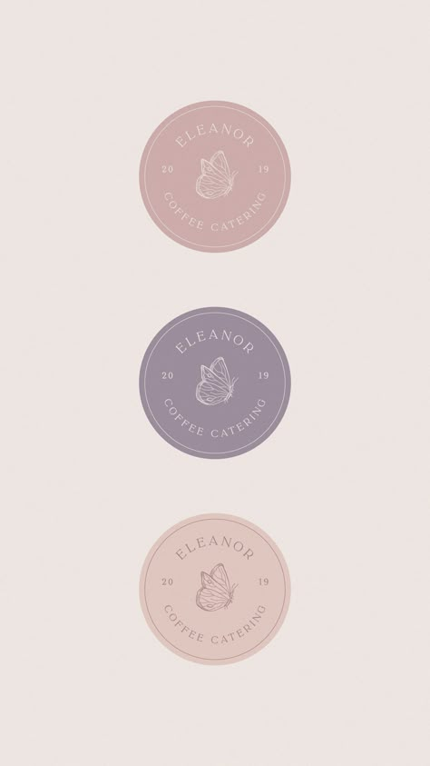 Lavender Palette Color, Lilac Branding Color Palette, Color Palette With Lavender, Mauve Branding, Soft Logo Design, Lavender Logo Design, Lilac Branding, Made With Love Logo, Lavender Branding