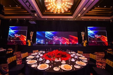 Stage Decor, Dinner Decoration, Annual Meeting, Gala Dinner, Mood Board