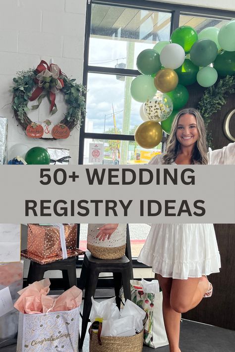 50+ items that must be on your registry that will actually be useful! Bridal Registry Must Haves, Bridal Shower Registry List, Best Things To Put On Wedding Registry, Wedding Shower Registry List, Best Wedding Registry Items, Amazon Wedding Registry Ideas, Bridal Registry Ideas, Bridal Shower Registry Ideas, Wedding Registry Must Haves