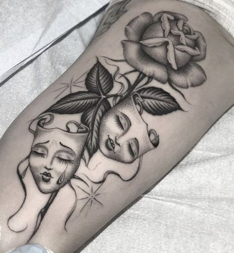 Mexican Arm Tattoos For Women, Mexican Arm Tattoo, Mexican Style Tattoos For Women, Chicano Tattoos For Women, Chicana Tattoos For Women, Chicana Tattoos, Mexican Tattoo For Women, Two Face Tattoo, Small Dope Tattoos