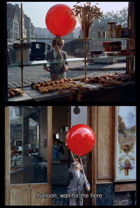 The Red Balloon Movie, Outdoor Exhibition, The Red Balloon, Movie Subtitles, Le Ballon, French Cinema, Big Balloons, Film Inspiration, Movie Lines