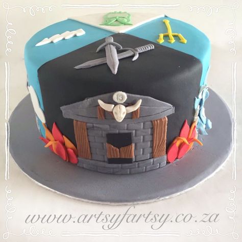 Percy Jackson Cake #percyjacksoncake Percy Jackson Cabin 13, Percy Jackson Cake, Percy Jackson Crafts, Books Cake, Blood Necklace, Book Cake, Happy Birthday Girls, 13th Birthday, Cookie Cake