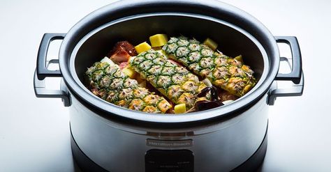 Combine spiced pork, pineapple and simple aromatics in your slow cooker for the perfect (and easiest) al pastor. Pork Pineapple, Easy Taco Recipes, Delicious Slow Cooker Recipes, Tacos Al Pastor, Slow Cooker Tacos, Best Slow Cooker, Easy Slow Cooker Recipes, Lentil Recipes, Braised Pork