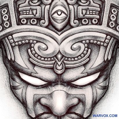 ₪ AZTEC TATTOOS ₪ Aztec Mayan Inca Tattoo Designs Instant Download | Emperor Tattoo Emperor Tattoo, Warrior Tattoos For Men, Warrior Tattoo Design, Aztec Warrior Tattoo, Chest Tattoo Stencils, Tattoos Leg, Maya Henry, Aztec Drawing, Aztec Artwork