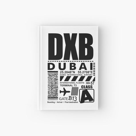 Get my art printed on awesome products. Support me at Redbubble #RBandME: https://www.redbubble.com/i/notebook/Dubai-International-Airport-DXB-by-Alma-Studio/94790823.RXH2R?asc=u Dubai International Airport, Journal Design, International Airport, A Journal, School Design, Hardcover Journals, My Art, Dubai, Awesome Products