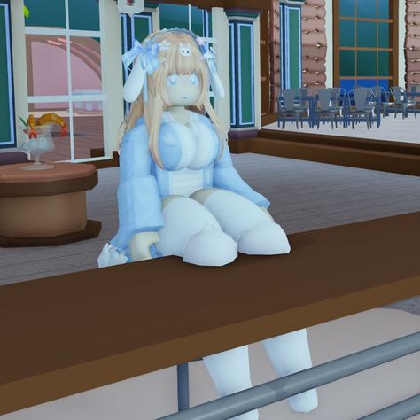 Bunny Girl Oc, Pastel Blue Theme, Robloxian Highschool, Super Princess, Girl Oc, Nintendo Fan Art, Combat Armor, Boys Don't Cry, Roblox Animation