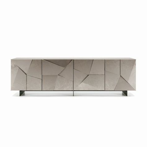 Unique Sideboard, Large Square Coffee Table, Metal Sideboard, Sideboard Modern, Italian Living, Credenza Design, Dining Buffet, Contemporary Sideboard, Side Board