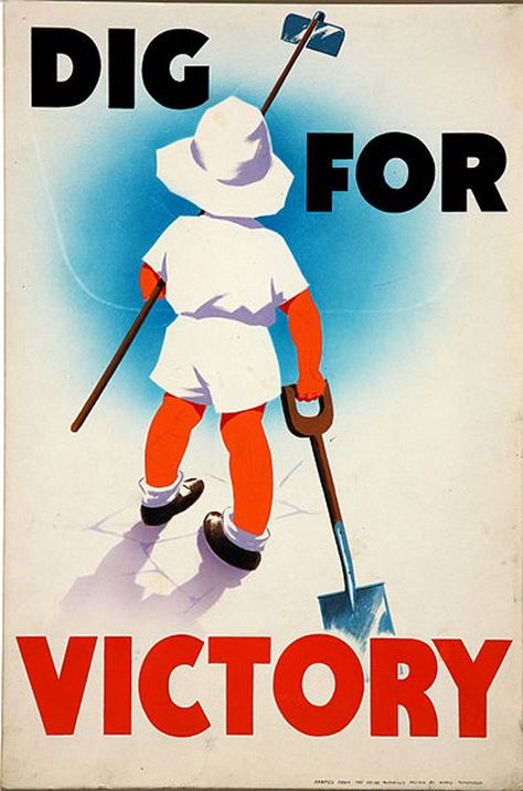 And use some sunblock. British World War II "Propaganda" poster. Ww2 Propaganda Posters, Dig For Victory, Ww2 Propaganda, Wwii Propaganda, Ww2 Posters, Wwii Posters, Propaganda Posters, Vintage Advertisement, Second World