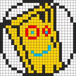 Plank Jawbreaker (from Ed, Edd and Eddy) Kandi Panel, Ed Edd Y Eddy, Ed Edd And Eddy, Easy Perler Bead Patterns, Fuse Bead Patterns, Ed Edd, Pixel Art Templates, Pattern Maker, Perler Bead Templates