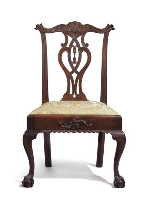 THE PARRISH FAMILY CHIPPENDALE Traditional Design Style, Chippendale Furniture, Thomas Chippendale, Fine Antique Furniture, Chippendale Chairs, Georgian Furniture, Colonial Furniture, British Furniture, Elegant Chair