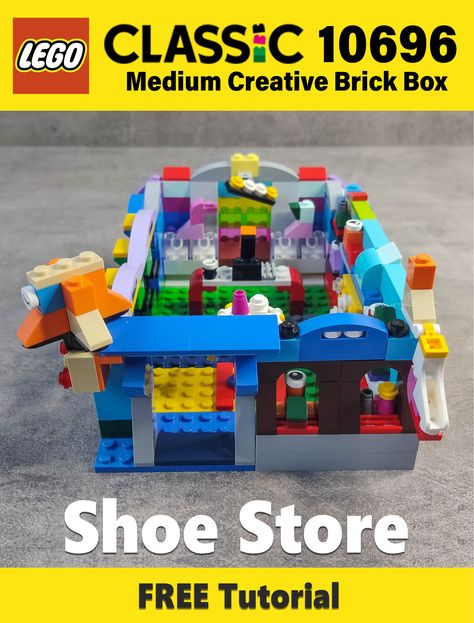 Lego Classic 10696 Ideas, 10696 Lego Ideas, Lego Classic 10696, Lego 10696 Ideas, Lego Furniture, Diy Lego, Lego Inspiration, Lego Activities, Classic Lego