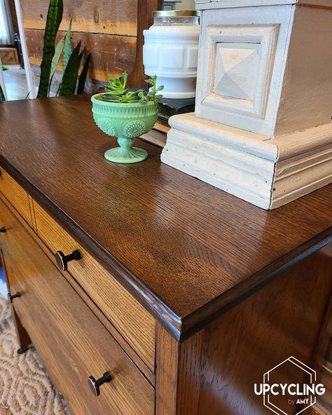 Antique Walnut Gel Stain Dresser | General Finishes Design Center Antique Walnut Gel Stain Over Oak, General Finishes Gel Stain Antique Walnut, Antique Walnut Stain, General Finishes Antique Walnut, Stain Dresser, Walnut Gel Stain, General Finishes Java Gel Stain, Stained Dresser, General Finishes Gel Stain