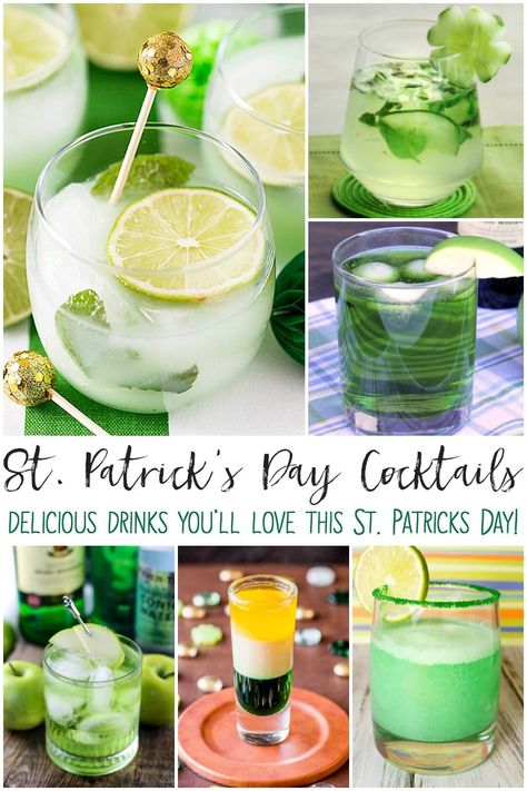 St Patrick’s Cocktails Recipes, St Patrick’s Day Cocktails Easy, St Patrick's Cocktails, St Pattys Cocktail, Green Themed Cocktails, St Pattys Day Cocktail, March Madness Cocktails, St Patrick's Day Charcuterie Board Ideas, St Patrick’s Cocktails