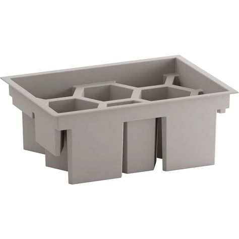 Kohler K-27933-1WT Cabinet Drawer Appliance Organizer | Build.com Hair Appliance Storage, Kohler Vanity, Hair Tool Storage, Small Bathroom Cabinets, Kohler Shower, Over Toilet Storage, Kohler Bathroom, Hair Tool Organizer, Hair Appliances