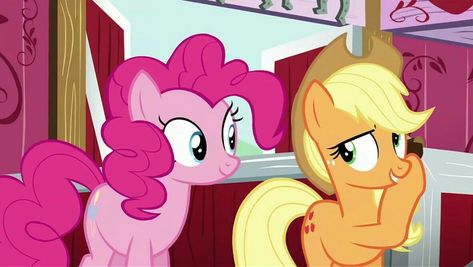 Pinkie Pie And Applejack, Cute Headcanons, Mlp Screenshots, Anime Mashup, Mlp Screencaps, Movies Animated, Animated Shows, Mlp Icons, My Little Pony Applejack