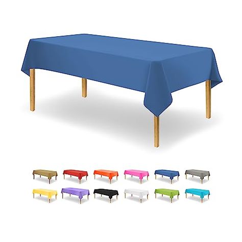 Purple Tablecloth, Yellow Tablecloth, Rectangle Tables, Plastic Table Cover, Black Tablecloth, Red Tablecloth, Purple Table, Picnic Tablecloth, Green Tablecloth