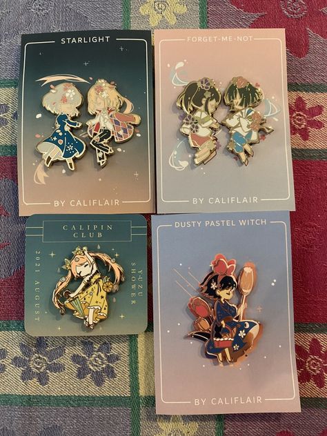 Enamel Pins Aesthetic, Anime Cosplay Makeup, Pretty Knives, Enamel Pin Collection, Anime Jewelry, Cute Galaxy Wallpaper, Studio Ghibli Movies, Artist Alley, Swag Art