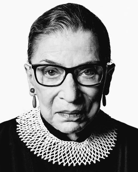 343 Likes, 7 Comments - Rue (@ruemagazine) on Instagram: ““Real change, enduring change, happens one step at a time." // Thank you, RBG, for all of the steps…” I Dissent, Justice Ruth Bader Ginsburg, Female Role Models, Notorious Rbg, Ruth Bader Ginsburg, Giving Birth, Badass Women, Great Women, Black And White Portraits