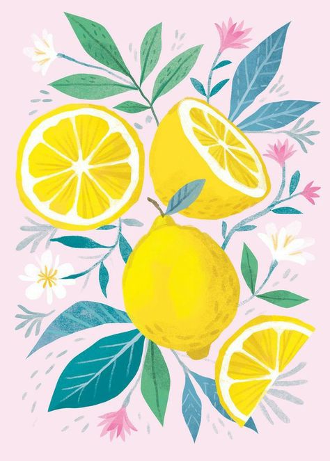 Learn Design, Lemon Art, Animals And Birds, Advocate Art, Fruit Illustration, Fruit Painting, The Big Apple, 수채화 그림, Plant Illustration