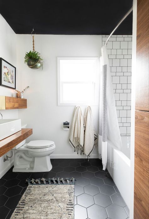 Very Small Bathroom, Modern Contemporary Bathroom, Mid Century Modern Bathroom, Bathroom Color Schemes, Bathroom Color, Upstairs Bathrooms, Bathroom Redo, Bathroom Renos, House Bathroom