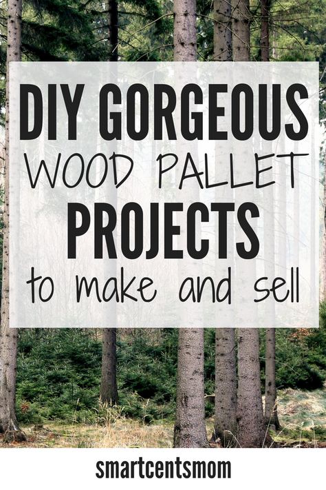 DIY projects to sell! Check out these creative ways to make money selling wood pallet projects from home. Wood pallet projects are popular things to make and sell for extra cash. Craft ideas made out of wood are easy to make at home and sell online, at craft fairs, and social media. #extracash #diy #makemoney Wood Pallets Projects, Projects To Make And Sell, Pallet Tables, Popular Things, Diy Wood Pallet Projects, Pallets Projects, Diy Wood Pallet, Creative Ways To Make Money, Diy Pallets