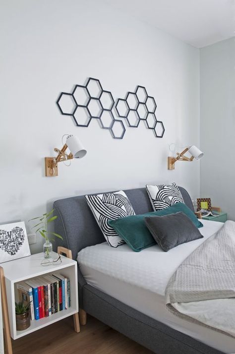 Flying Birds Wall Art, Hexagon Decor, Metal Bird Wall Art, Metal Wall Planters, Black Metal Wall Art, Geometric Planter, Geometric Wall Decor, Metal Wall Hangings, Geometric Wall Art