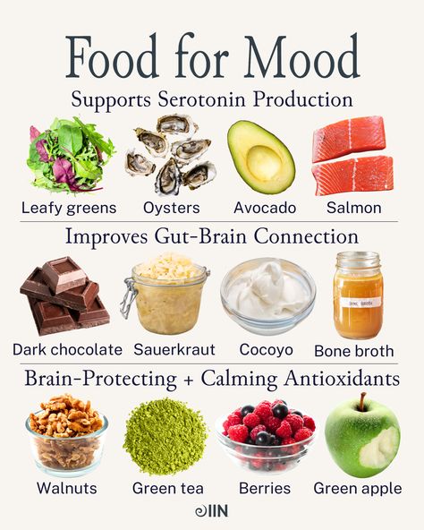 Food is a big mood. 🍏 This Science Spotlight from The Health Coach Training Program takes a deep dive into the nutrients that help boost our mood and protect our brains today AND for the long run.⁠  Click the link to learn more about foods that we recommend to boost your mood.  #serotonin #gutbrain #oysters #wildsalmon #brainpower #brainfood #antioxidants #moodbooster #moodboost #healthandwellness Mood Boosting Foods, Different Foods, Mediterranean Diet Meal Plan, Brain Food, Holistic Nutrition, Healing Food, Mediterranean Diet Recipes, Food Facts, Diet Meal Plans