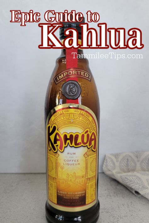 Epic Guide to Kahlua Coffee Liqueur! What to mix it with, how to store it, what it tastes like, does it go bad, calories, and more Kahlua Coffee, Coffee Liqueur, Kaluah Recipes Cocktails, Strong Coffee Recipe, Amaretto Drinks Recipes, Amaretto Drinks, Kahlua Drinks, Banana Cocktails, Homemade Kahlua