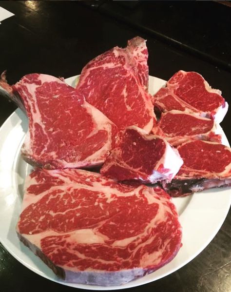 Our marbled and tender steaks! Make a reservation now to try our prime steak Mangalitsa Pigs, Mangalitsa Pig, Culinary Photography, Pig Photo, Pig Meat, Marbled Meat, Small Holding, Steak In Oven, Kobe Beef