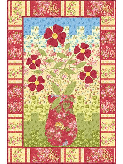 Flowers Quilt Pattern, Bargello Quilt Patterns, Miniature Needlepoint, Flowers Quilt, Applique Wall Hanging, Bargello Quilt, Bargello Quilts, Appliqué Quilts, Needlepoint Rugs