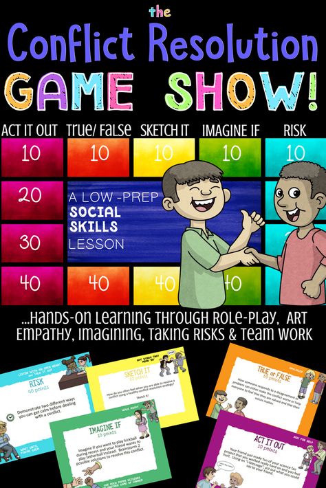 CONFLICT RESOLUTION: Social Skills School Counseling Lesson | Digital SEL | School counseling lessons, Guidance lessons, Social skills lessons Coping Skills Activities, Conflict Resolution Skills, Social Skills Lessons, Middle School Counseling, School Counseling Lessons, Social Skills Groups, Counseling Lessons, Guidance Lessons, Elementary Counseling