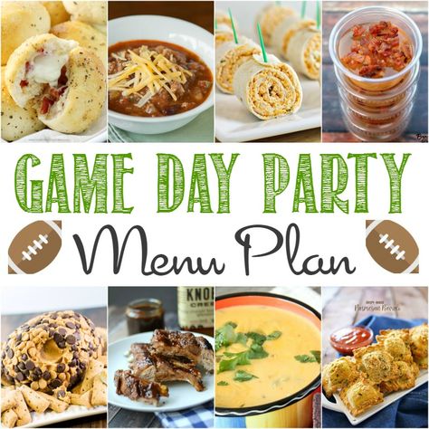 Football Party Menu, Super Bowl Party Menu, Super Bowl Menu, Game Day Party, Bowl Party Food, Football Snacks, Tailgating Recipes, Superbowl Party Food, Super Bowl Party