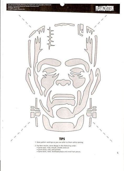 Frankenstein Pumpkin Carving, Pumpkin Frankenstein, Pumpkin Facial, Pumpkin Templates, Frankenstein Pumpkin, Pumpkin Masters, Pumpkin Eyes, Halloween Pumpkin Stencils, Carve Pumpkins