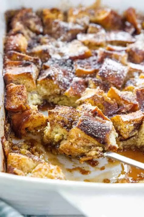 Pioneer Woman French Toast, Easy French Toast Casserole, Breakfast Casserole Recipes, French Toast Casserole Recipe, Easy French Toast, Easy Breakfast Casserole, Easy Breakfast Casserole Recipes, French Toast Casserole, One Pan