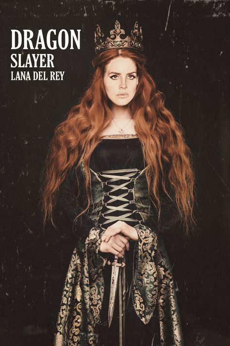 a fan-made cover for medieval sounding song called Dragonslayer- Lana Del Rey Lana Del Rey Dragon Slayer, Lana Del Rey Love, Dragon Slayer, Celebrity Art, Lana Del Rey, Fan, Celebrities, Music, Pins