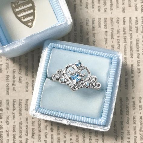 A Cinderella Story.  Link in bio! . . . #princess #tiara #queen #crown #royal #aquamarine #fairytale #sparkle #pretty #love #instagood #instastyle #instafashion #fashion #style #accessories #cute #jewelry #promisering #engagementring #weddings #themrsbox #love #spring #bridal #inspiration #somethingblue http://jwl.io/3c81c Cinderella Engagement Rings, Cinderella Ring, Princess Tiara Ring, Quinceanera Jewelry, Cheap Diamond Rings, Rings Ideas, Cinderella Story, Pink Diamond Ring, Tiara Ring