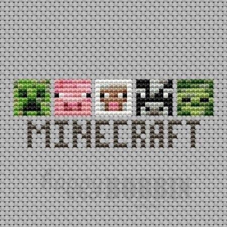 7 Tutorials For The Minecraft Fan In Your Life – Indie Crafts Minecraft Cross Stitch Pattern, Embroidery Minecraft, Minecraft Embroidery, Minecraft Cross Stitch, Minecraft Knitting, Indie Crafts, Minecraft Pattern, Cross Stitch For Kids, Beaded Cross Stitch