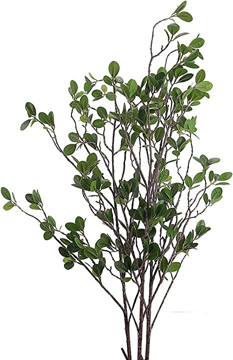 Amazon.com: 44 Inch Artificail Eucalytus Greenery Stems, Faux Ficus Branches with Leaves, Ficus Twig Vase Filler Greenery for Wedding Home Floral Arrangements, 3 Pcs : Home & Kitchen Greenery For Wedding, Filler Greenery, Branches With Leaves, Home Floral Arrangements, Vase Fillers, Olive Branch, Faux Plants, Greenery Wedding, Hydrangea