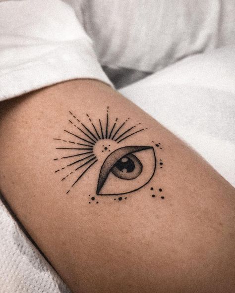 Jacque López ☾ Lisbon tattoo on Instagram: ““I have three eyes. Two to look, One to see.” ❖ . ~ BOOKINGS OPEN ~ Lisbon 🇵🇹” Intuition Eye Tattoo, Lisbon Tattoo, Chanel Tattoo, Ojo Tattoo, Tattoo 2022, Third Eye Tattoos, All Seeing Eye Tattoo, Evil Eye Tattoo, La Tattoo