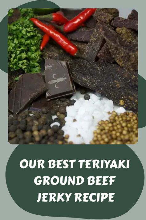 Our best teriyaki ground beef jerky recipe Ground Jerky Recipes, Ground Beef Jerky Recipes, Jalapeno Beef Jerky Recipe, Teriyaki Ground Beef, Ground Beef Jerky, Ground Beef Jerky Recipe, Jerky Recipes Dehydrator, Red Lobster Biscuit Mix, Beef Jerky Recipe