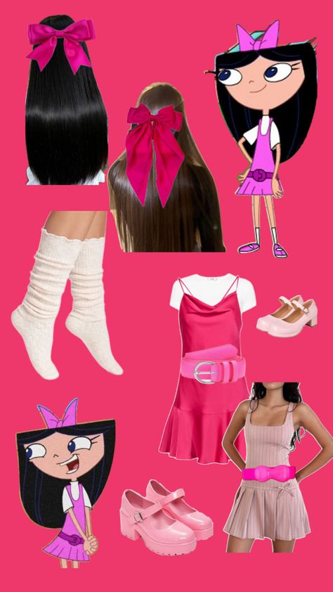 Stacy Phineas And Ferb Costume, Isabella Costume Phineas And Ferb, Isabella And Phineas Costume, Finneas And Ferb Costume, Phineas And Isabella Costume, One Person Costume, Phineas And Isabella Fanart, Isabella And Phineas, Iconic Disney Duos