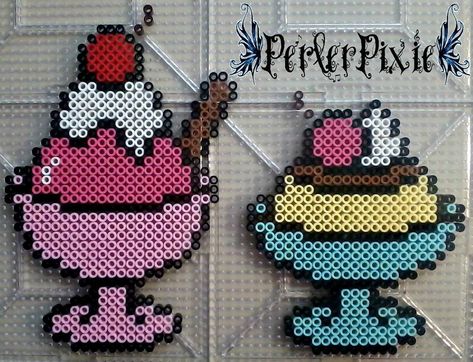 Perler Beads Pattern, Hamma Beads Ideas, Easy Perler Bead Patterns, Pearl Beads Pattern, Easy Perler Beads Ideas, Beads Pattern, Hama Beads Design, Perler Bead Templates, Perler Crafts