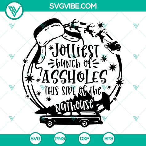 Jolliest Bunch Of Assholes This Side Of The Nuthouse SVG, Christmas Vacation SVG, Funny Christmas SVG, Clark Griswold SVG These design files can be utilized by individuals to craft logos or graphics. Christmas SVG Files National Lampoon’s Christmas Vacation Are you hunting for clip art that blends uniqueness with enchantment while maintaining top quality for your projects? Welcome aboard! Our collection is well-suited for various applications, including t-shirt customization, scrapbooking, National Lampoons Christmas Svg, National Lampoons Christmas Vacation Svg Free, Christmas Vacation Cricut, Jolliest Bunch This Side Of The Nuthouse, National Lampoon Christmas Vacation Svg, Cricut Projects Vinyl Free Printables Wall Art, Funny Christmas Svg Files Free, Christmas Vacation Quotes Svg, Christmas Svg Shirts