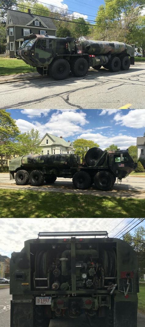 rebuilt engine 1989 Oshkosh M978 Hemtt Tanker Fuel Truck military Oshkosh Truck, Military Engineering, Tonka Trucks, Heavy Haul, Texas Places, Car Things, Goodyear Tires, Fuel Truck, Tonka Truck