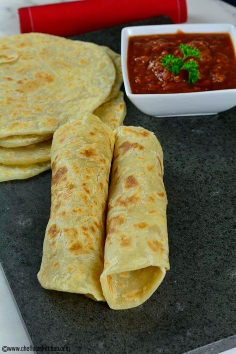 African Chapati Recipe, Chapati Recipe, Chapati Recipes, Kenyan Food, Middle Eastern Food, West African Food, Roti Recipe, African Cooking, Flat Bread