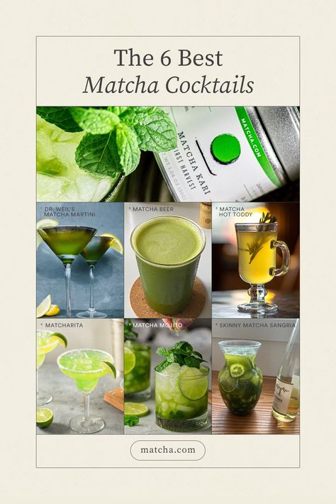 What are you sipping on this holiday season? We’ve got a full list of our favorite matcha green tea cocktails for you to make and take at your Christmas dinner parties. Click here for the full list. 🥂💚🍻 Matcha Cocktail Recipes, Christmas Dinner Parties, Green Tea Cocktail, Matcha Cocktail, Matcha Drink Recipes, Tea Cocktail Recipes, Warm Cocktails, Low Calorie Cocktails, Tea Cocktail