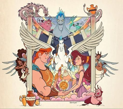 Hercules Art Disney, Hercules Artwork, Hercules And Meg Fan Art, Hercules Fan Art, Hercules Drawing, Hercules Wallpaper, Hercules Fanart, Hercules Cartoon, Hercules Poster