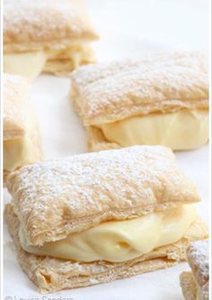 recipe 578 283x400 Easy Custard Slices Custard Slices, Vanilla Slice Recipe, Pudding Custard, Vanilla Slice, Custard Slice, Easy Custard, Kue Macaroon, Custard Powder, Custard Recipes