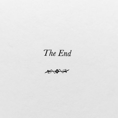 The End Tattoo, Writer Tattoo, End Tattoo, Romantic Goth, Clip Arts, The End, Clip Art, Tattoos, The Originals